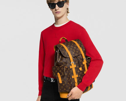 Sac à dos Christopher MM - LV - Marron Beige