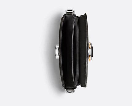 Mini sac Messenger Dior à rabat Saddle - Noir