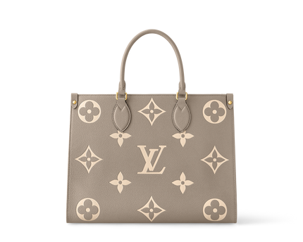 Cabas OnTheGo MM - LV - Gris Blanc