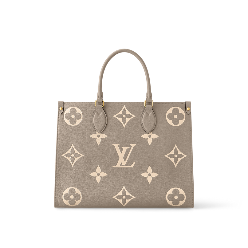Cabas OnTheGo MM - LV - Gris Blanc