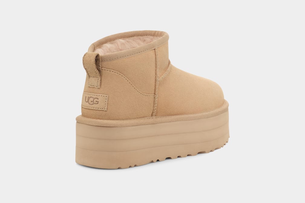 Botte UGG Classic Ultra Mini À Plateforme - Moutarde
