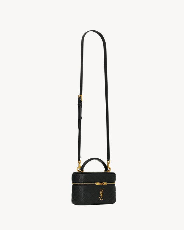 GABY VANITY BAG EN CUIR D’AGNEAU - YSL - NOIR