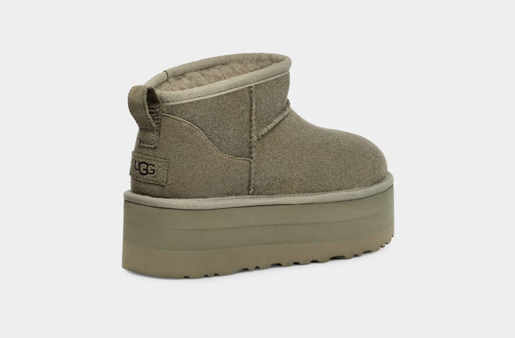Botte UGG Classic Ultra Mini À Plateforme - Vert