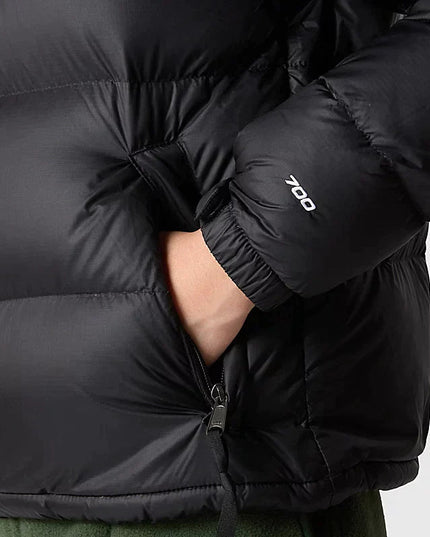 Black Retro Nuptse 700 Pour Femme
