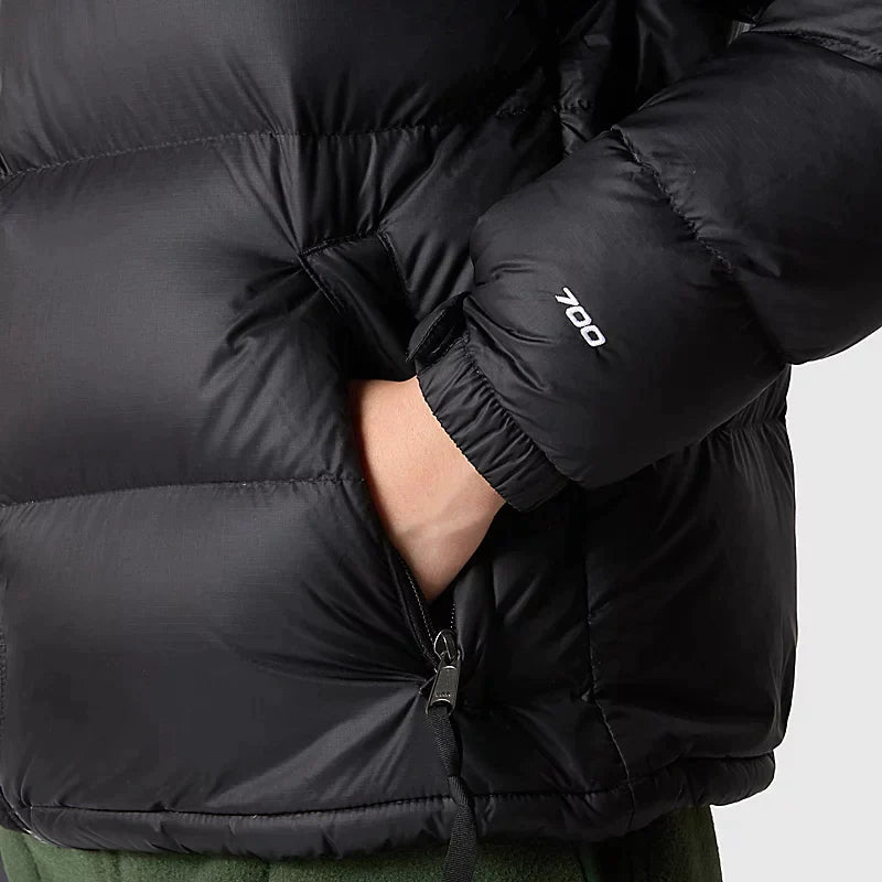 Black Retro Nuptse 700 Pour Femme