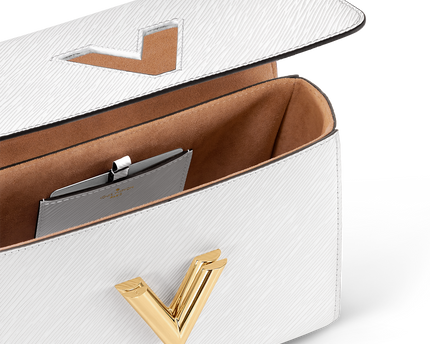 Sac Twist MM - LV - Blanc