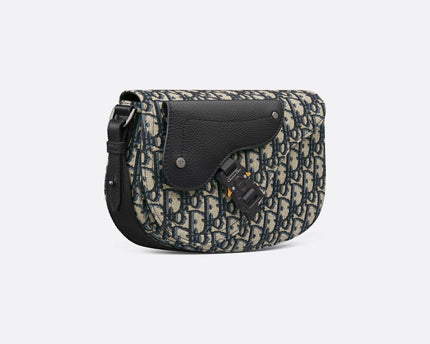 Sac Messenger Saddle Dior - Noir Beige