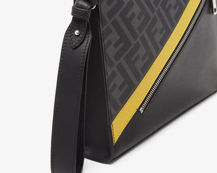 Pochette Fendi Diagonal Pochette en tissu - Gris