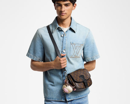 Sac Montsouris Messenger PM - LV - Marron