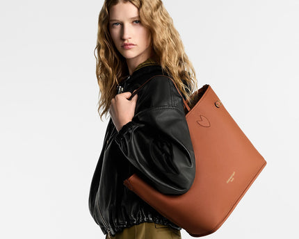 Sac Neverfull Inside Out MM - LV - Marron
