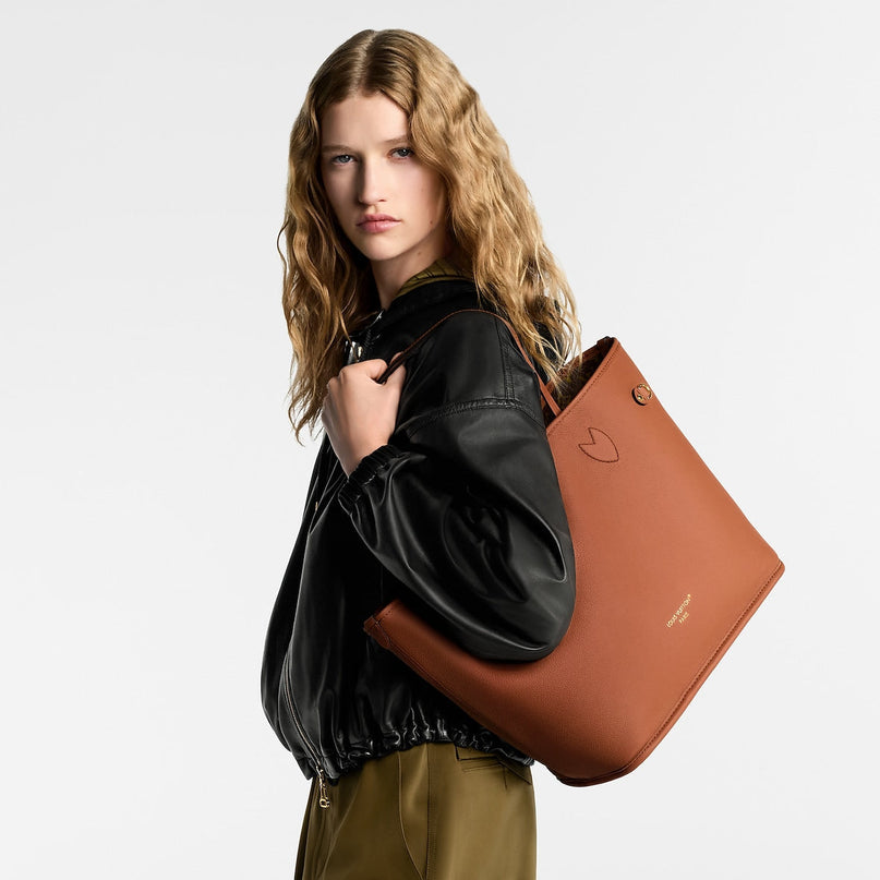 Sac Neverfull Inside Out MM - LV - Marron
