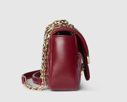 Sac à épaule GG Marmont petit format - Rouge