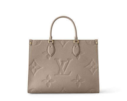 Cabas OnTheGo MM - LV - Gris beige