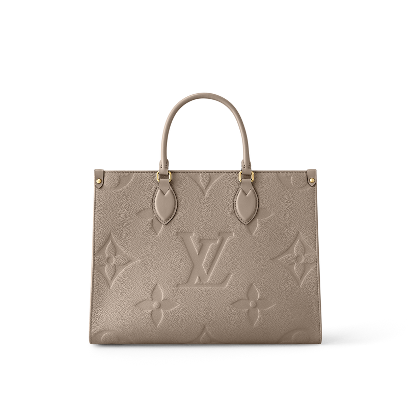 Cabas OnTheGo MM - LV - Gris beige