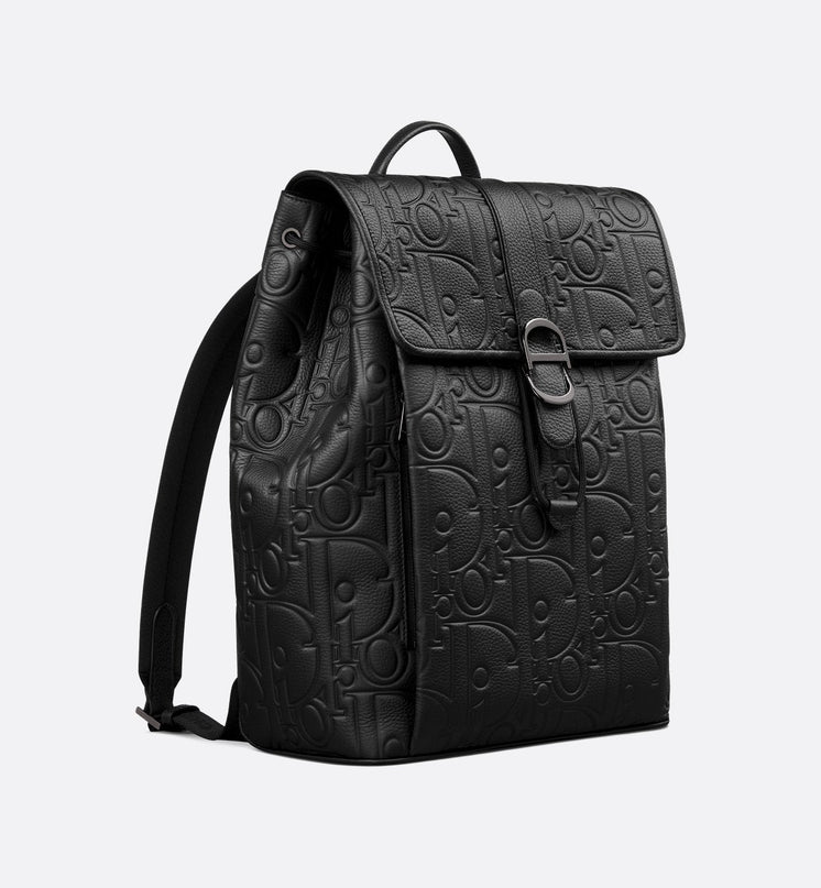 Sac à dos à rabat Dior Daily Noir