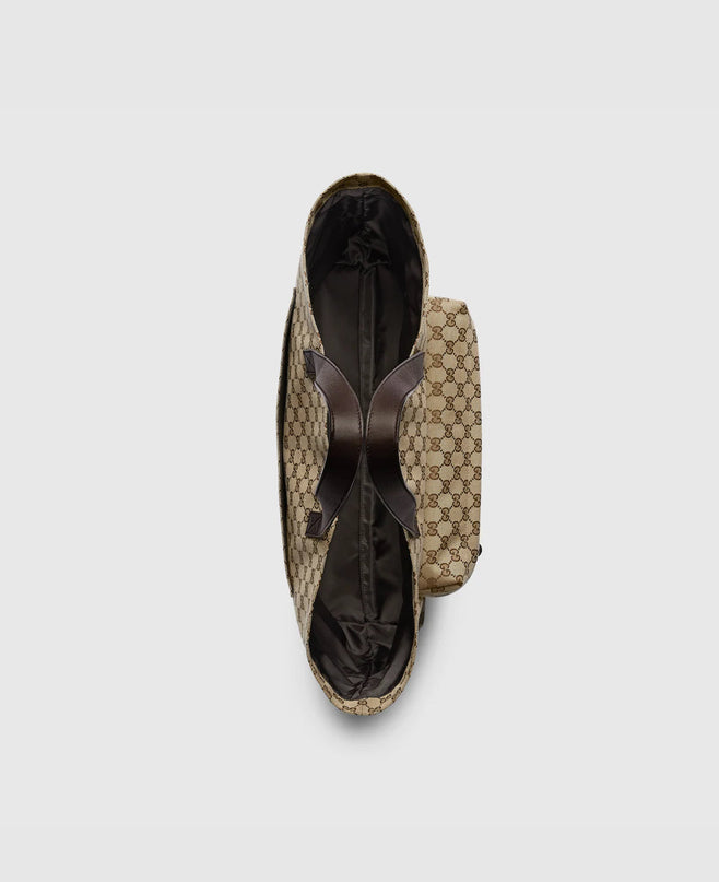 Cabas en toile GG maxi format - Beige