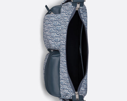 Sac Hobo Rider Soft Medium Dior - Bleu