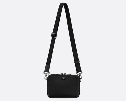 Pochette zippée à bandoulière Dior Icon - Noir