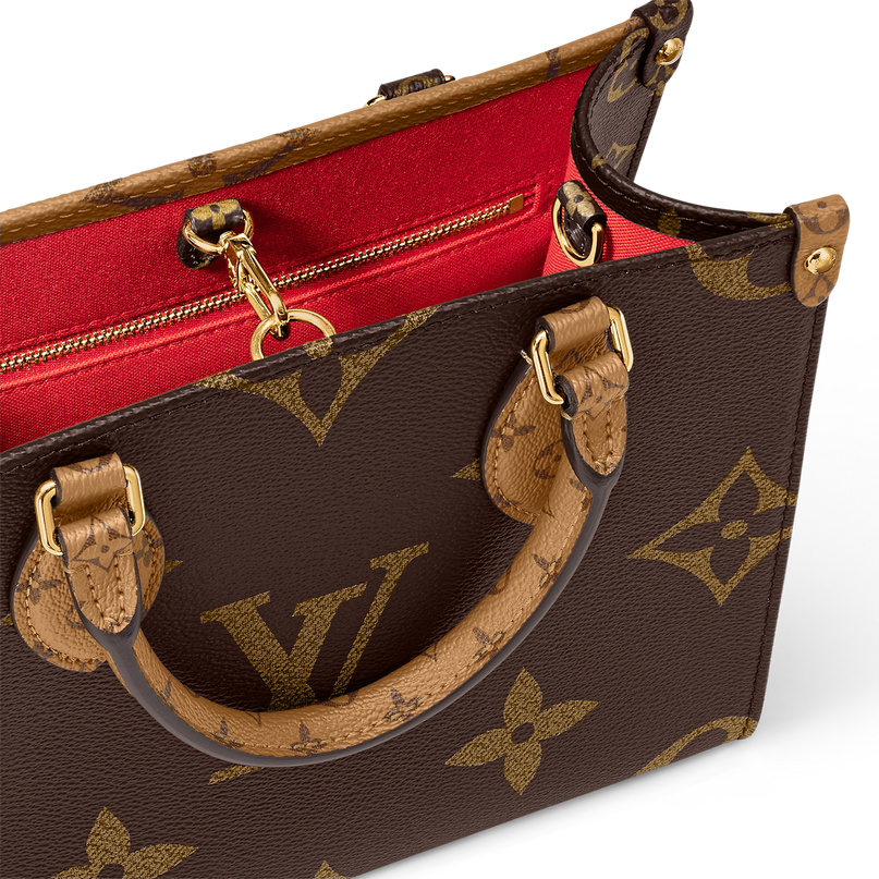 Cabas OnTheGo PM - LV - Marron Beige