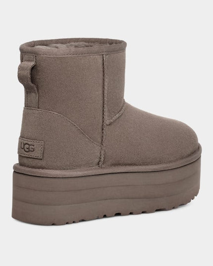 Botte UGG Classic Mini À Platforme - Gris