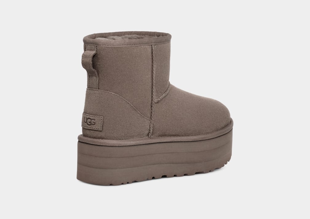Botte UGG Classic Mini À Platforme - Gris
