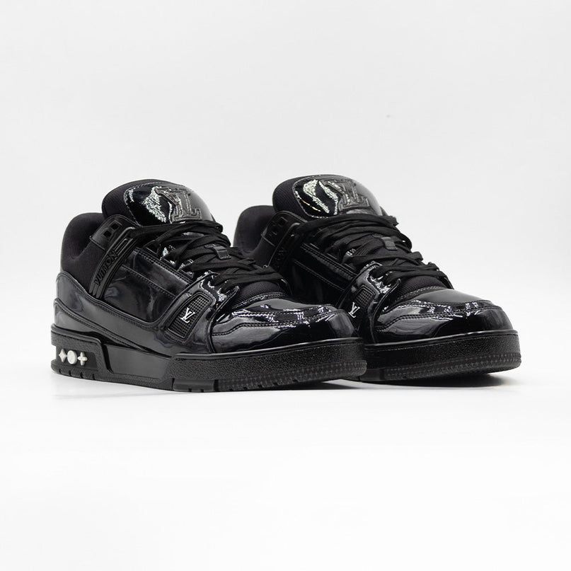 Sneaker LV Trainer Patent Leather Triple Black