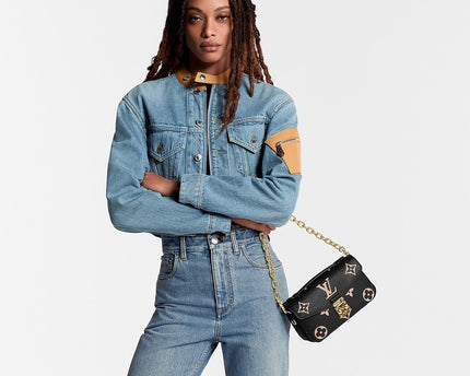 Pochette Métis East West - LV - Noir