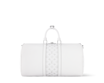 Sac Keepall Bandoulière 50 - LV - Blanc