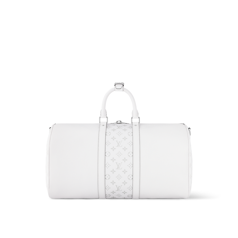 Sac Keepall Bandoulière 50 - LV - Blanc