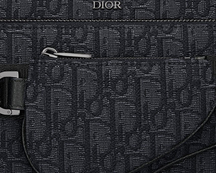 Triple Pouch Saddle Dior Noir