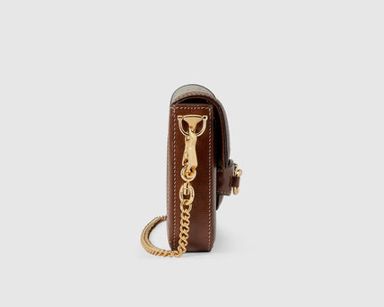 Sac à épaule Gucci Horsebit 1955 Soft petit format