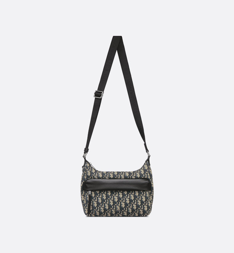 Sac Hobo Rider Soft Small Dior - Beige Noir