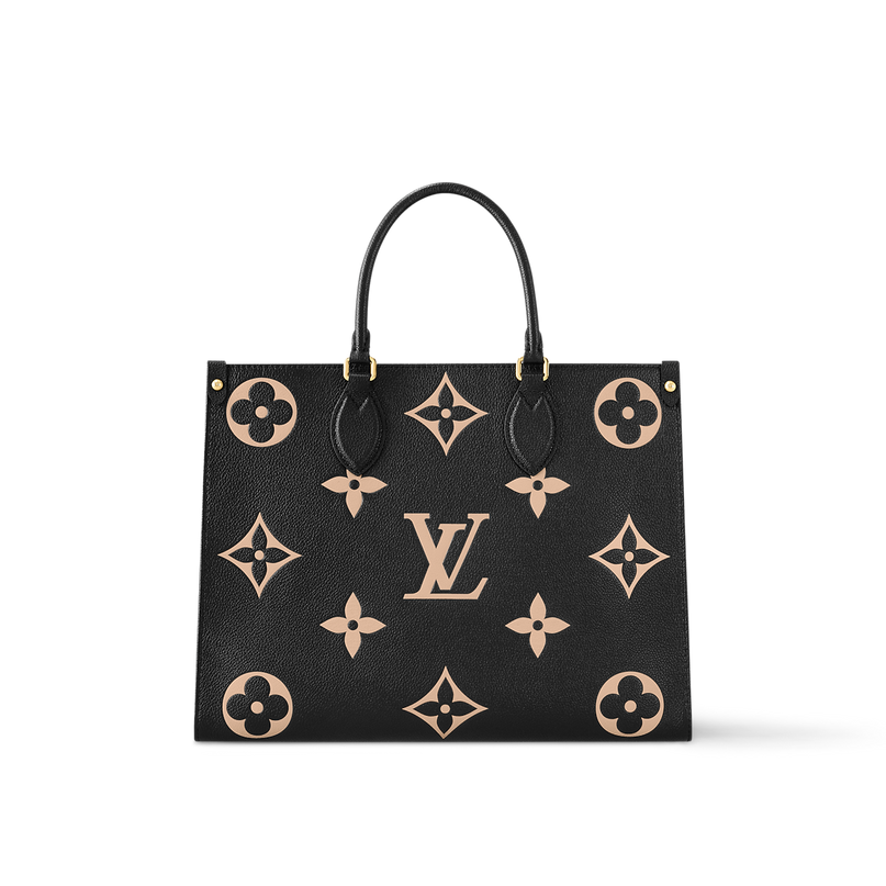 Cabas Onthego MM - LV - Noir Beige
