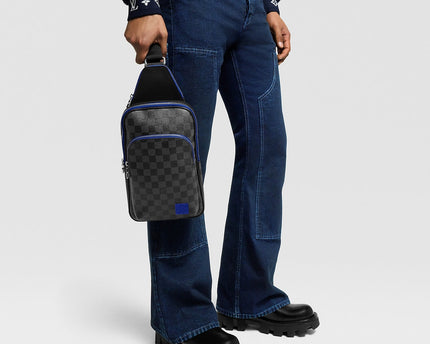 Sac Avenue Slingbag - LV - Noir bleu