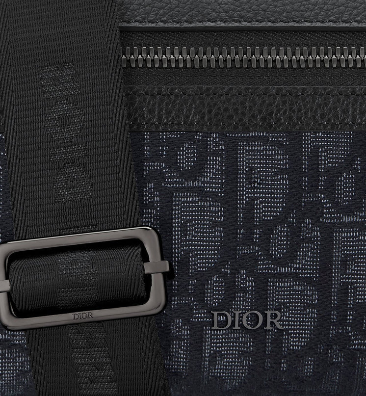 Sac Messenger zippé Rider 2.0 Dior - Noir
