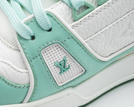 Sneaker LV Trainer Green White