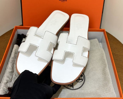 Hermes - Claquettes Blanc