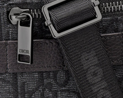 Sac bandoulière Mini Safari Dior - Noir