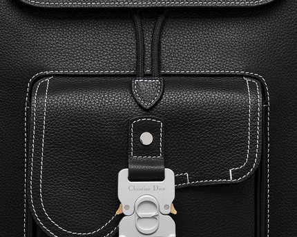 Sac à dos à rabat Saddle - Dior - Full Black
