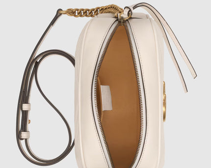 Sac pour appareil photo GG Marmont petit format - Blanc