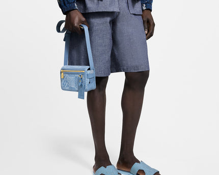 Portefeuille Bosphore Wearable - LV - Bleu jeans