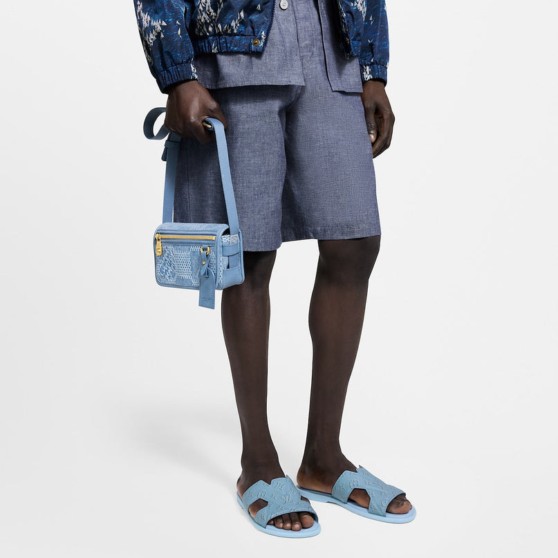 Portefeuille Bosphore Wearable - LV - Bleu jeans
