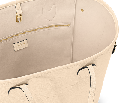 Sac Neverfull MM- LV - Blanc cassé