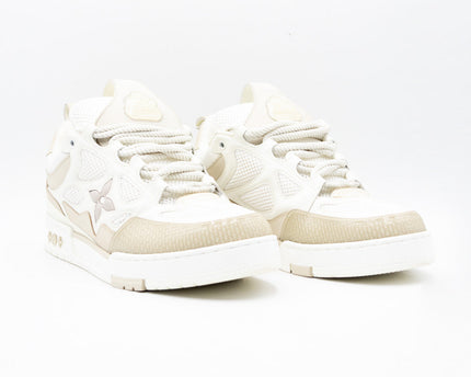 Louis Vuitton Skate Sneaker Beige White