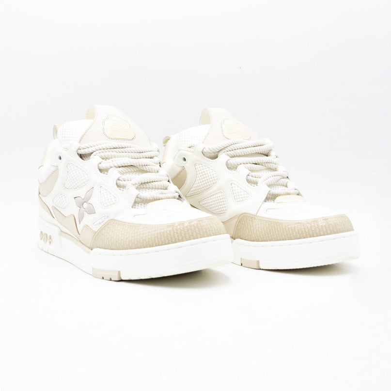 Louis Vuitton Skate Sneaker Beige White