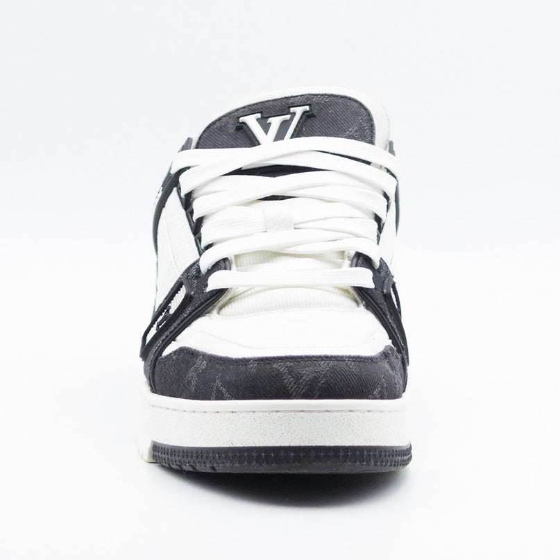 Sneaker LV Trainer White Black White