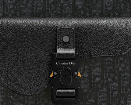 Sac à dos zippé Saddle - Dior - Noir
