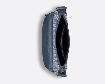 Sac Hobo Rider Soft Small Dior - Bleu