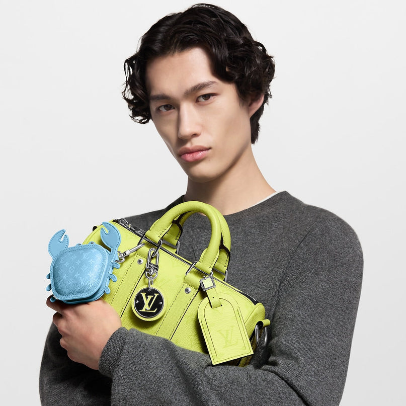 Sac Keepall Bandoulière 25 - LV - Vert fluo