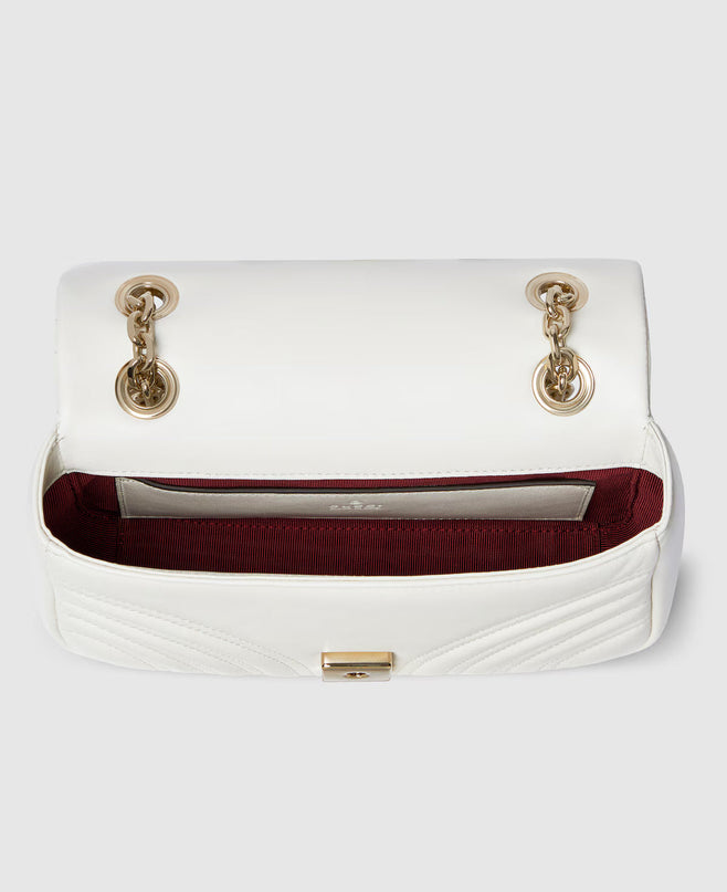 Sac à épaule GG Marmont petit format - Blanc